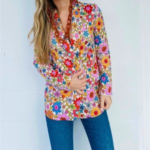 Gorgeous fun and floral blazer